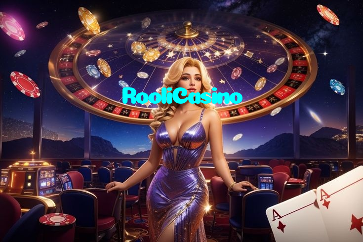 RooliCasino casino presented on mobile device in Pakistan with slots and live games