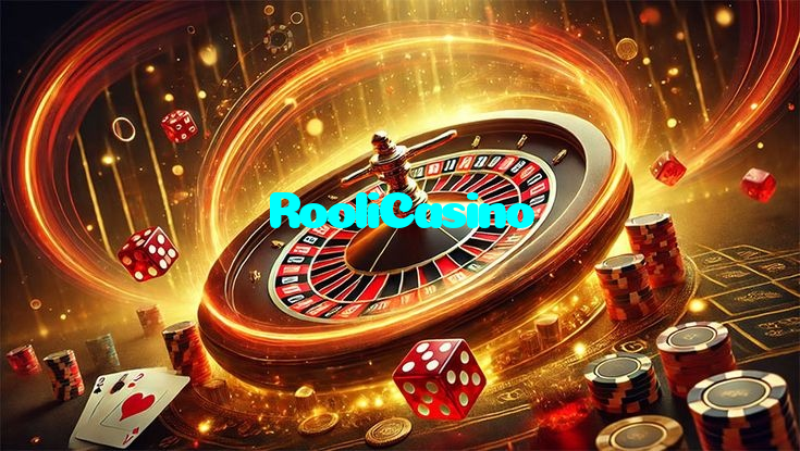RooliCasino casino presented on mobile device in Pakistan with slots and live games